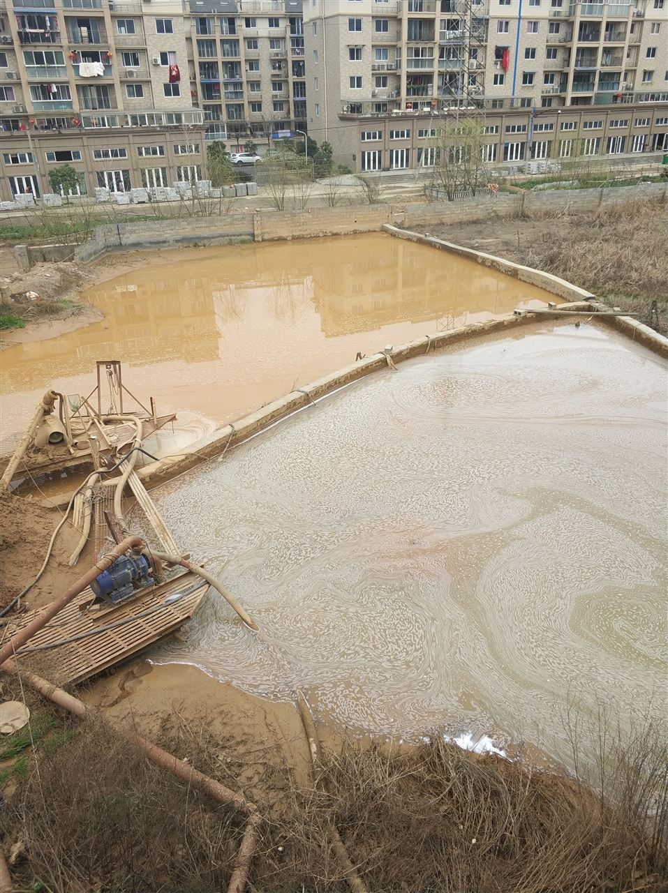 合作沉淀池淤泥清理-厂区废水池淤泥清淤